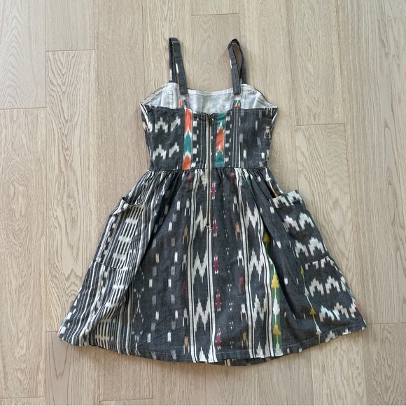 Atmosphere Patterned Cotton Strap Dress - XS (UK size 6) - Picture 6 of 13